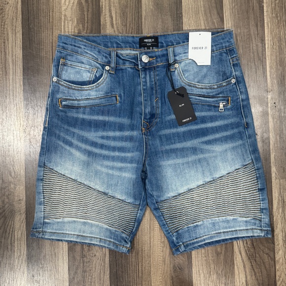 Forever 21 Other - Forever 21 Indigo Denim Jeans Slim Shorts